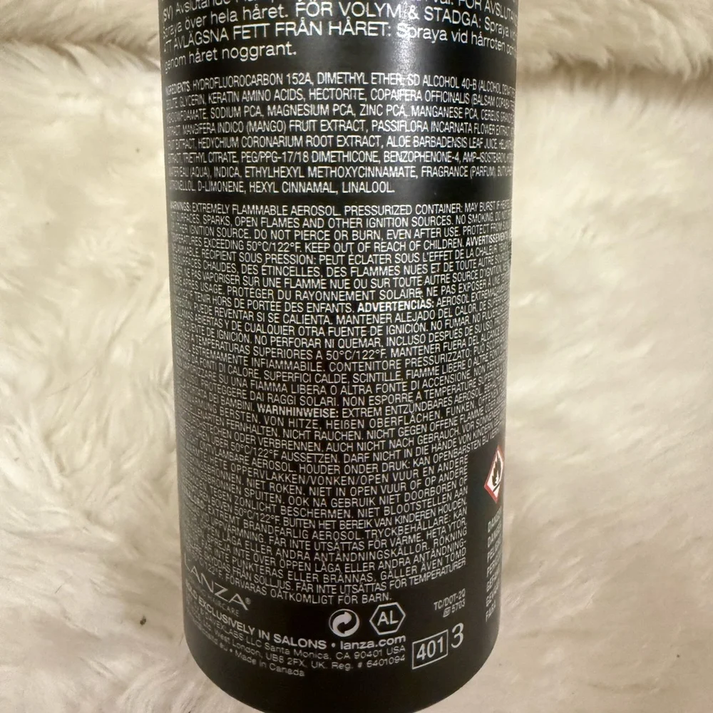 LANZA Healing Style Dry Texture Spray. Keratin Cactus Complex.  8.5 oz NWT - Picture 3 of 4